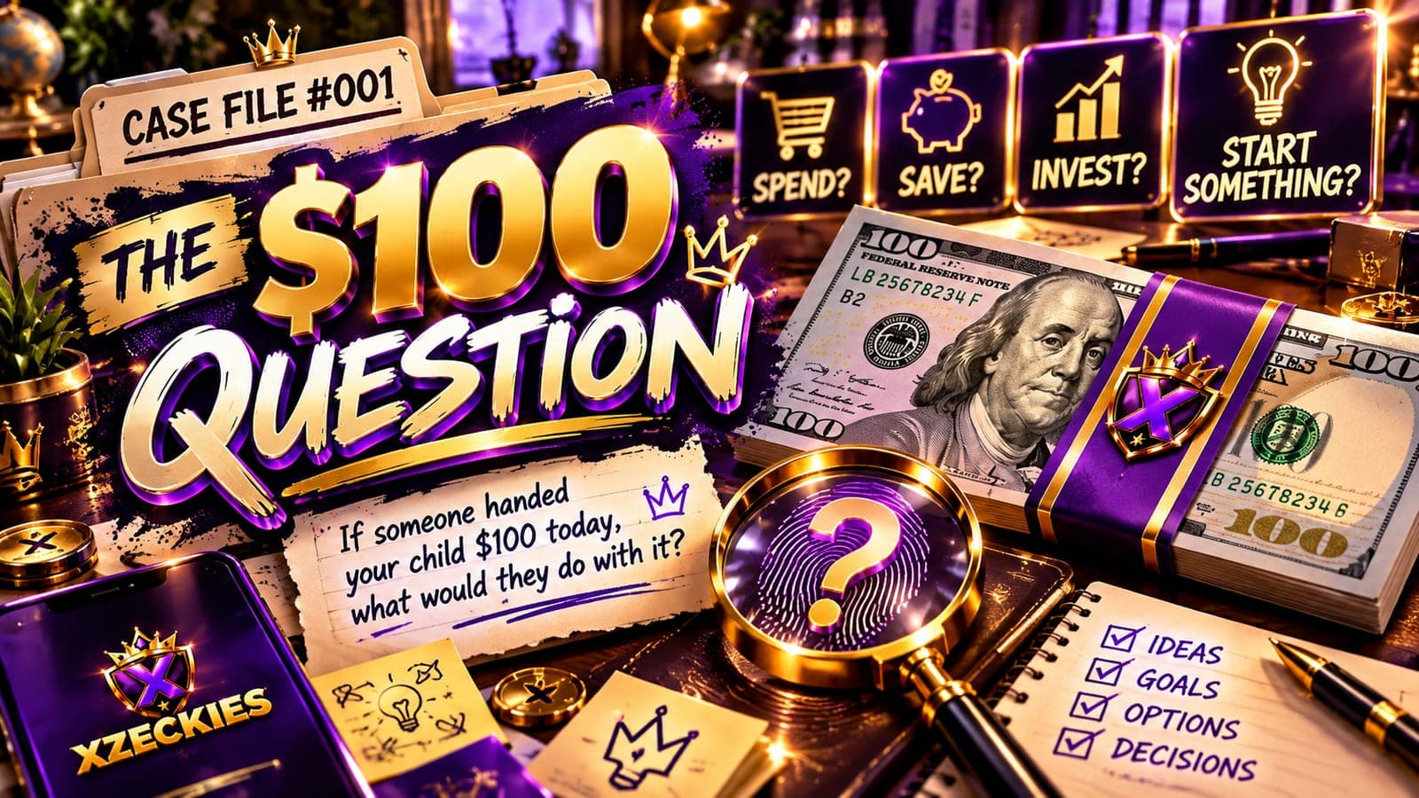 The $100 Question: If Someone Handed Your Child $100 Today, What Would They Do With It?
