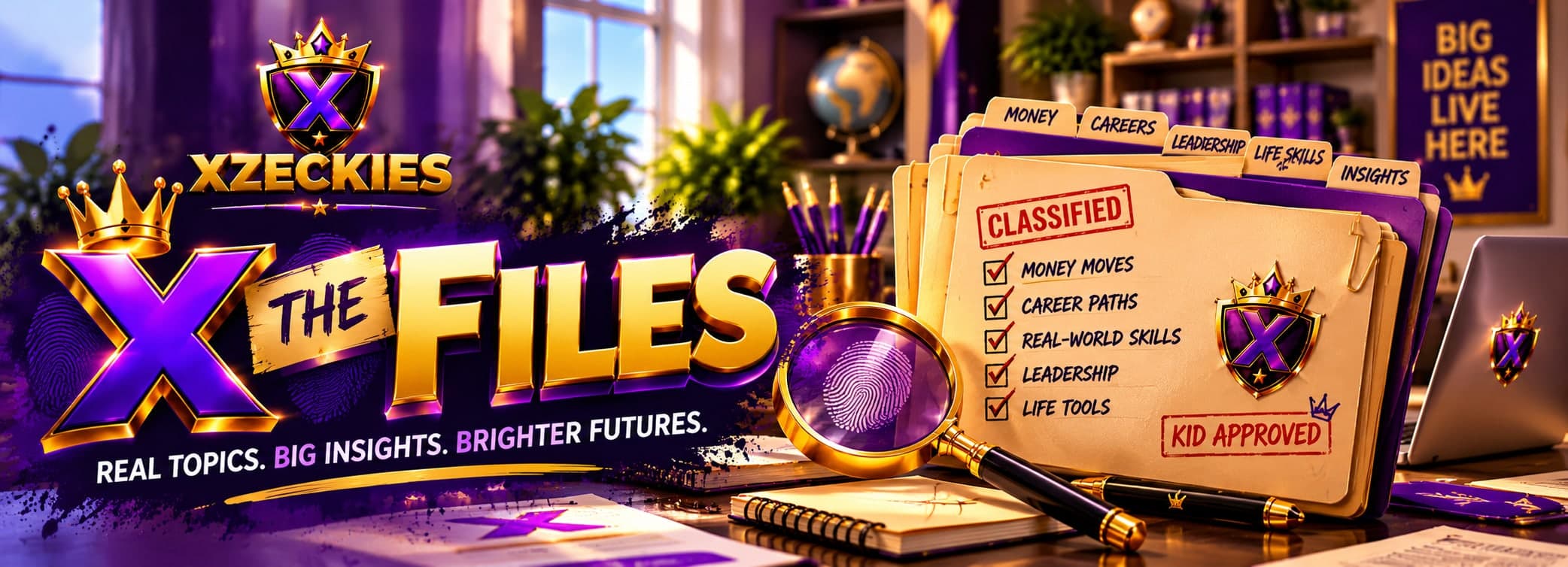 Xzeckies The X Files. Real topics. Big insights. Brighter futures.
